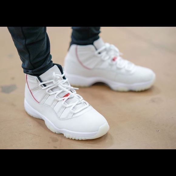 jordan retro 11 platinum red